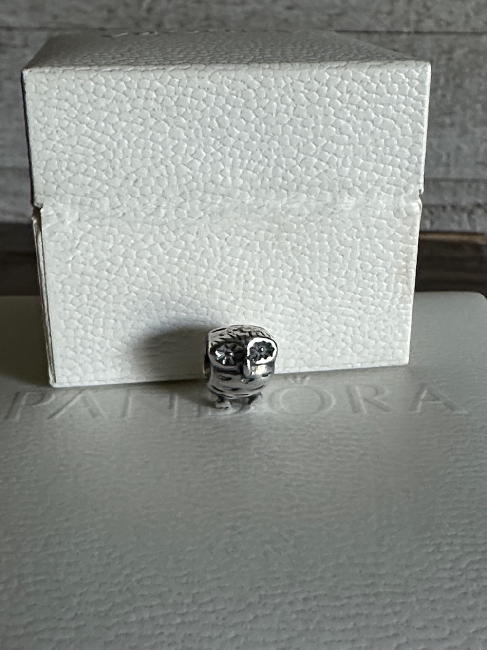 Pandora great shape owl bird sterling silver 925 ale charm